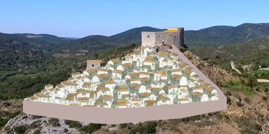 Aguilar, château d'Olivier de Termes