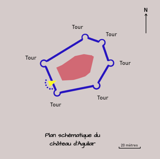 L'adaptation du château d'Olivier de Termes